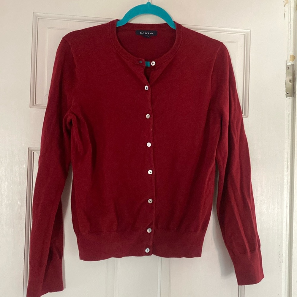 Land’s End Button Down Sweater